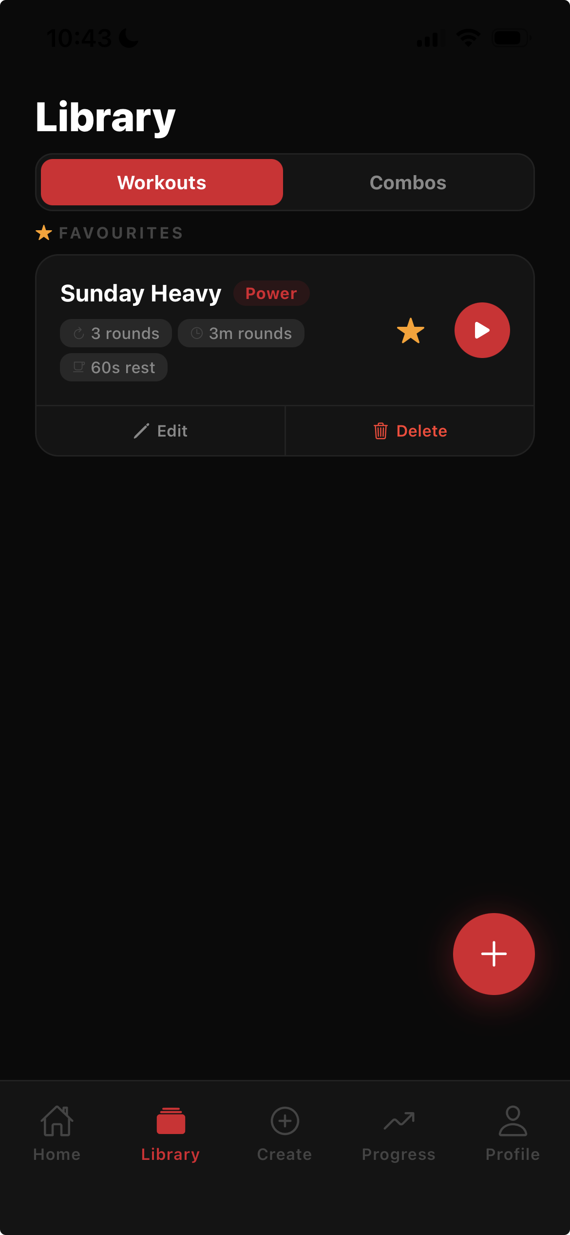 Build Your Workout Library